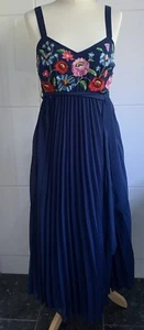 Asos Maternity Embroidered Cami Midi Dress - Picture 1 of 7