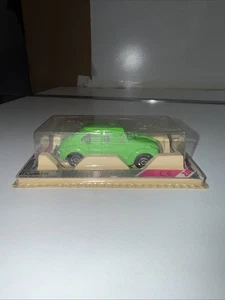 Vintage Majorette 203 Coccinelle Green Volkswagen Beetle In Pack (32-25) - Picture 1 of 5