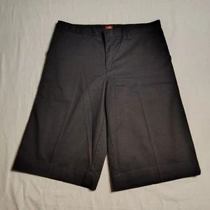 Dickies Girls Stretch Bermuda Shorts Classic Fit Size 7 Navy - New - Picture 1 of 5