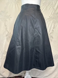 Vintage 50er 60er Jahre schwarz Baumwolle? Midi Swing Petticoat Reifrock Medium 32" W - Bild 1 von 5