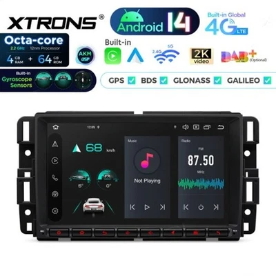 Xtrons Autoradio PX84JCCLGS Multimedia 4G LTE GPS Navi  für CHEVROLET HUMMER H2+ - Bild 1 von 4
