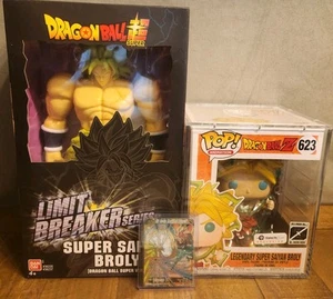 Funko Pop! Bandai! DBZ Legendary Super Saiyan Broly #623 Galactic Ex read discri - Picture 1 of 14