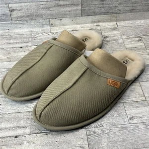 NEU UGG Australia Scuff Cordschuhe Herren Größe 12 Dünenfarbe Sherpa gefüttert - Bild 1 von 5