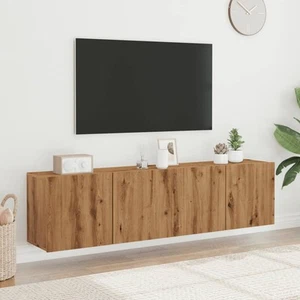 TV Cabinets Wall-mounted Floating TV Unit Floating Shelves TV Stand vidaXL - Picture 1 of 11