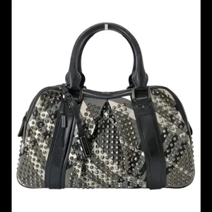 Burberry Tasche Prorsum Knight Beat Check Nieten - Bild 1 von 10