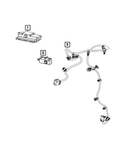 Genuine Mopar Camera Processor Module 68667497AL - Bild 1 von 1