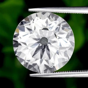 π 9.66ct 14mm VS Round Natural White Quartz - Brazil Gemstone - Picture 1 of 4