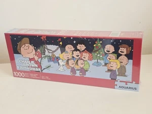 PEANUTS Snoopy Charlie Brown Weihnachten 1000-teiliges Puzzle 30 x 91 cm Neu SIEGEL - Bild 1 von 5