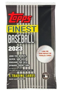 2023 Topps Finest Flashbacks Baseball Hobby Pack - New, Factory Sealed - Picture 1 of 1