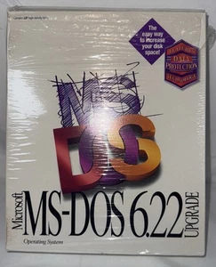 Vintage Microsoft MS-DOS 6.22 Upgrade Operating System 3.5” Floppy Disks - Picture 1 of 3