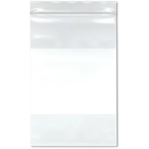 Plymor 6" x 9", 6 Mil Industrial Duty White-Block Zipper Reclosable Plastic Bags - Picture 1 of 3