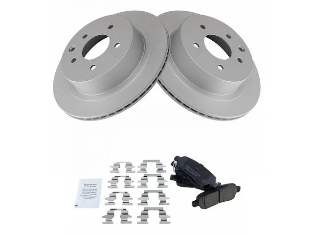 Rear Brake Pad and Rotor Kit For 2003-2005 Infiniti G35 AWD 2004 TM227JD - Image 1 of 1