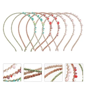 7 Stück Mädchen Frauen Schmuck Stirnbänder Stirnbänder Set Frauen Stirnbänder - Bild 1 von 12