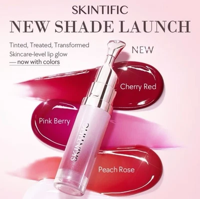 SKINTIFIC Peptide TINTED Brightening Lip Serum - Brighten, Even and Smooth Lips - image 1 of 4