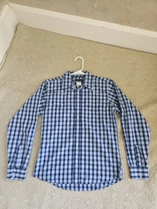 Wrangler Blue Plaid Pearl Snap Youth XL - Picture 1 of 6