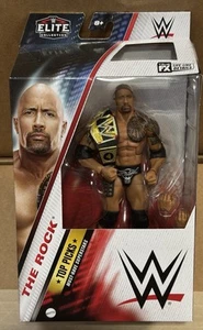 Juego de figuras de acción y accesorios WWE Elite Top Picks The Rock, coleccionable de 6 pulgadas - Imagen 1 de 4