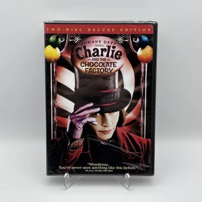Charlie and the Chocolate Factory 2 диска подарочное издание (DVD, 2005) Джонни Депп - Изображение 1 из 4