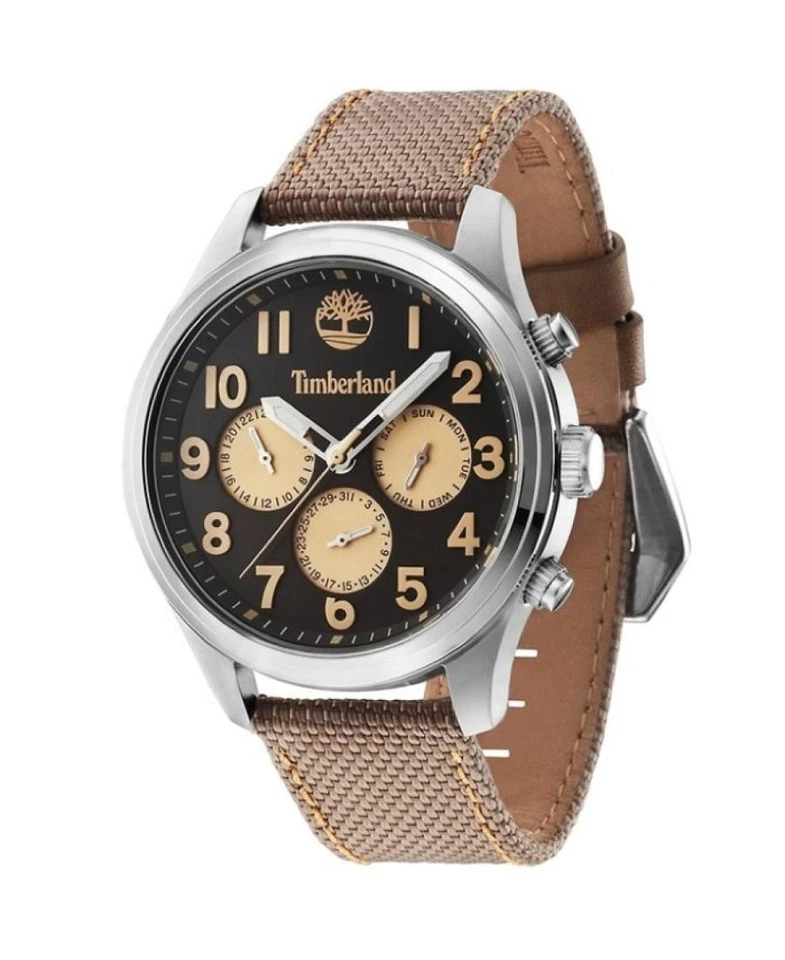 TIMBERLAND Hombres Analógico Cuarzo Informal Reloj Clásico Vestido Negro Esfera Impermeable Ro Foto 1 de 1