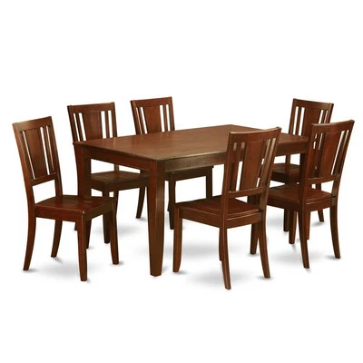 7  Pc  Dining  room  set  for  6-Kitchen  Table  and  6  Kitchen  Chairs - Image 1 of 4