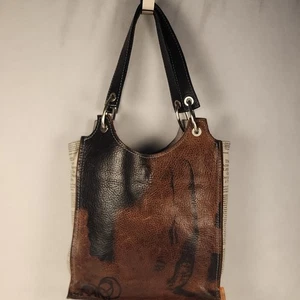 Ransom + Scout Leder Handtasche ZEITUNG - Bild 1 von 10