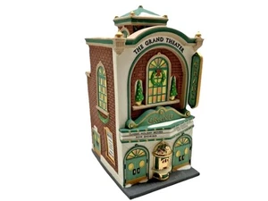 Vintage DEPT 56 "The Grand Movie Theater" handbemalt beleuchtet Erbe mit Box - Bild 1 von 9