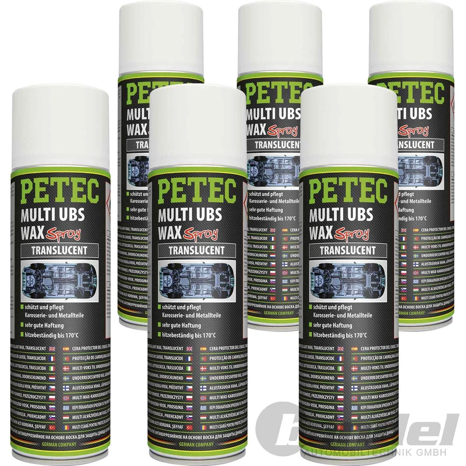Petec 73450 Multi UBS -wax transparent 500ml Motocaa