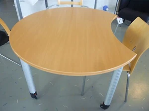 WINI,  Bürotisch,  Designerstück, Holz, mit Rollen - Bild 1 von 4