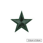 10PCS Small Colorful Star Patch Embroidered Sew On Iron On Badge Fabric Applique