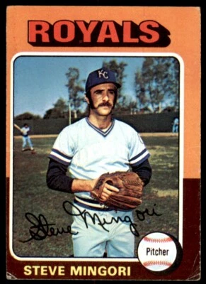 1975 TOPPS. STEVE MINGORI KANSAS CITY ROYALS #544 (T104) - Image 1 of 2