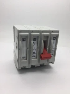 Square D QOE Loadcentre Q04100MN 125Amp 4-Pole Main Switch Incomer Disconnector - Picture 1 of 7