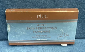 Pur 4-in-1 Skin Perfecting Powders Face Palette Blush Bronzer DARK DEEP NEW - Picture 1 of 3