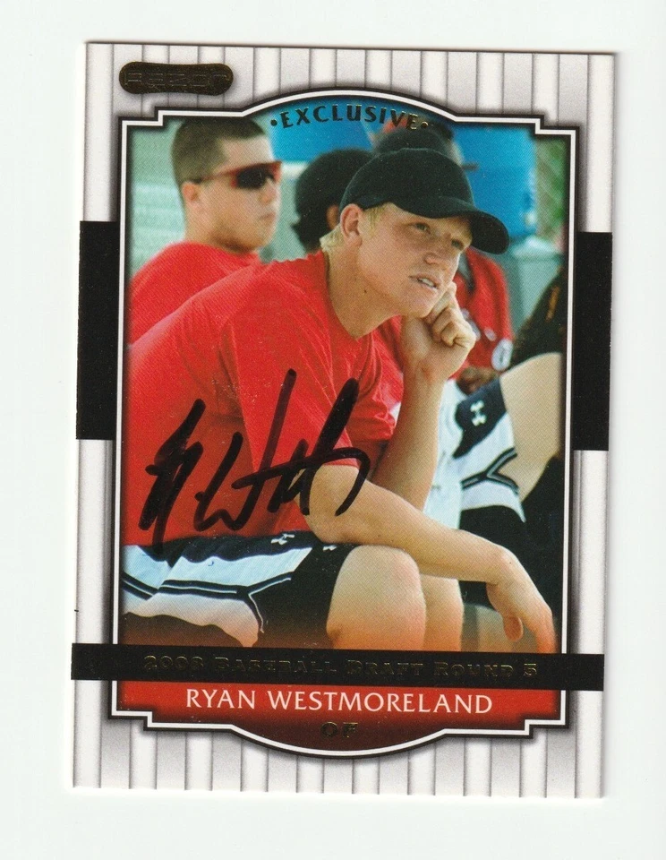 Ryan Westmoreland Signed 2008 Razor Card #51 Auto Red Sox Autograph Baseball COA - Image 1 of 1