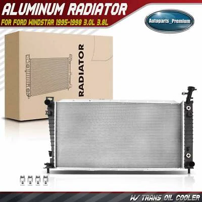 Radiador con enfriador de aceite para Ford Windstar 1995-1998 V6 3,0 L 3,8 L transmisión automática. Foto 1 de 4