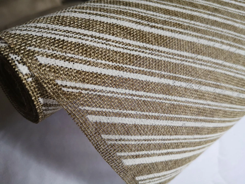 Натуральная джутовая ткань с принтом, 1 ярд (14 дюймов x 39 дюймов) - Изображение 1 из 1