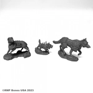 Reaper Bones USA Dungeon Dwellers 07100 WAR DOGS (3) - Picture 1 of 1