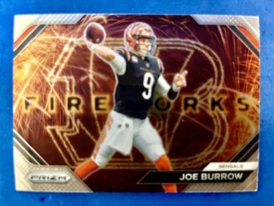Joe Burrow 2023 Panini Prizm Fireworks - Bengals - Image 1 of 2