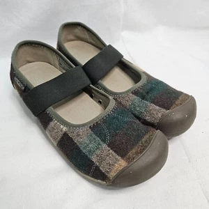 Zapatos cómodos informales a cuadros Keen Sienna Mary Jane #1021788 lana para mujer talla 9,5 - Imagen 1 de 9