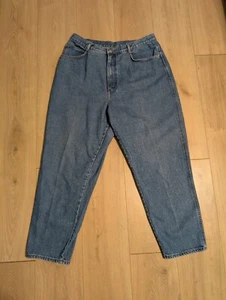 Vintage Gitano High Waisted Mom Jeans 34/20 W Short 80er helle Waschung 100% Baumwolle - Bild 1 von 8