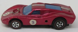 1970 Hot Wheels redline Sizzlers FORD MARK IV red racing #3 excellent - Picture 1 of 7