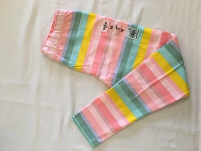 NWT OshKosh Girls Stripe Leggings 7,8,10,12,14 - Image 1 of 2