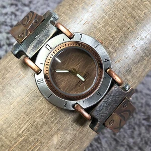 Watch Craft by Milieris Women Bronze Dial Bracelet Quartz 26mm Watch 6 1/2" - Picture 1 of 13