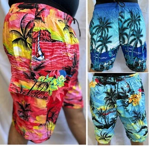 Costume da bagno uomo TASCHE CARGO costume da bagno pantaloncino mare surf rete rete - Foto 1 di 9