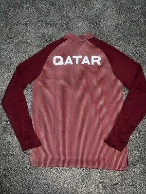 Nike Pro Elite Team Qatar Jacket Red White Track & Field Mens Sz M CI8847-xxx - Image 1 of 4