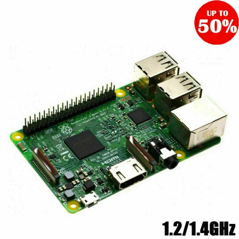 Raspberry Pi 3 Model B Quad Core BCM2837 64 bit CPU wifi & bluetooth Original. - Image 1 of 3