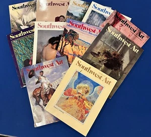 Southwest Art Magazine Lot - 1983 (Missing November) - Includes Slipcovers-tac1 - Bild 1 von 6