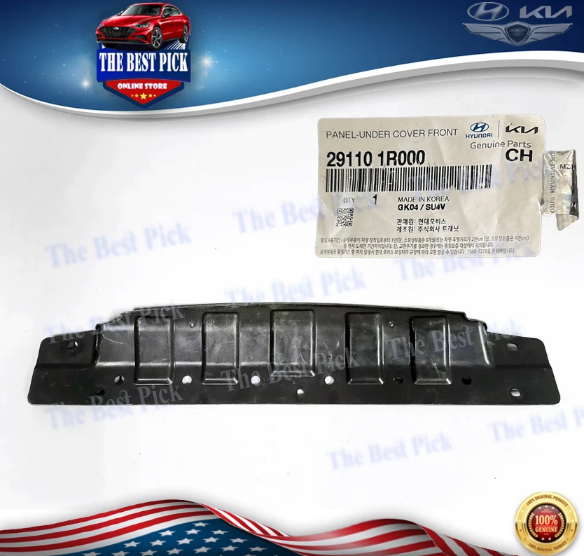 ⭐GENUINO⭐ Protector contra salpicaduras del motor delantero para Hyundai Accent 291101R000 2012-2014 Foto 1 de 2