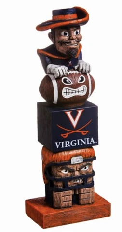 Team Sports NCAA University of Virginia UVA Cavs Tiki Totem Mascot Figurine 16” Cover