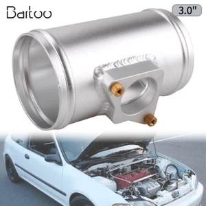 3"/76mm MAF Mass Air Flow Sensor Mount Adapter Tube For Subaru Suzuki - Foto 1 di 10