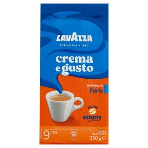 Lavazza crema e gusto forte caffè macinato  ideale per Moka 250 grammi X10 - Imagen 1 de 1