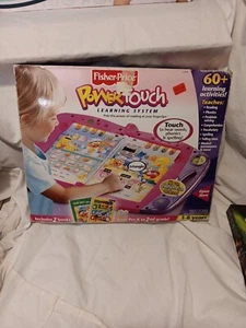 FISHER PRICE POWER TOUCH LEARNING SYSTEM NEW OPEN BOX AGES 3-8 PRE K-2ND COMPLET - Picture 1 of 14